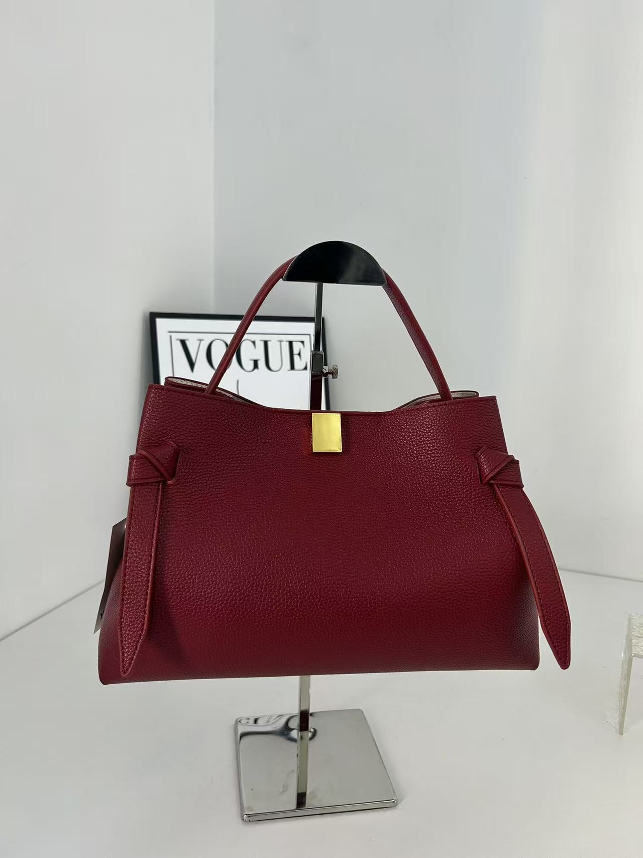 Pan-fried Meat Dumplings Authentic Leather Tactile Feel Women's Handbag