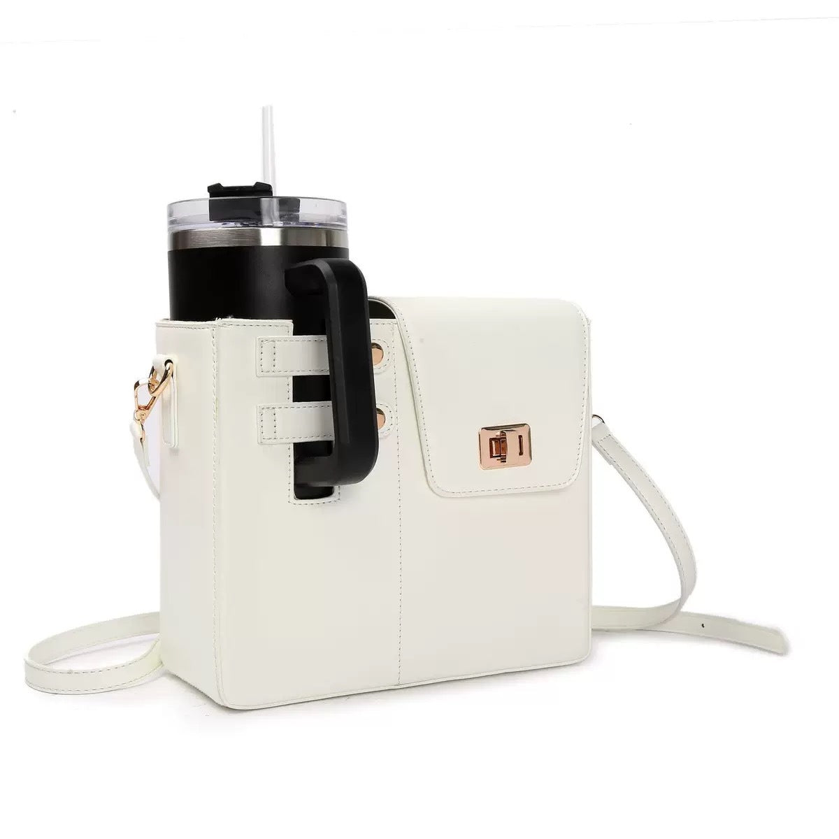 Women's Portable Drink Water Bottle Commuter Men's Messenger Bag