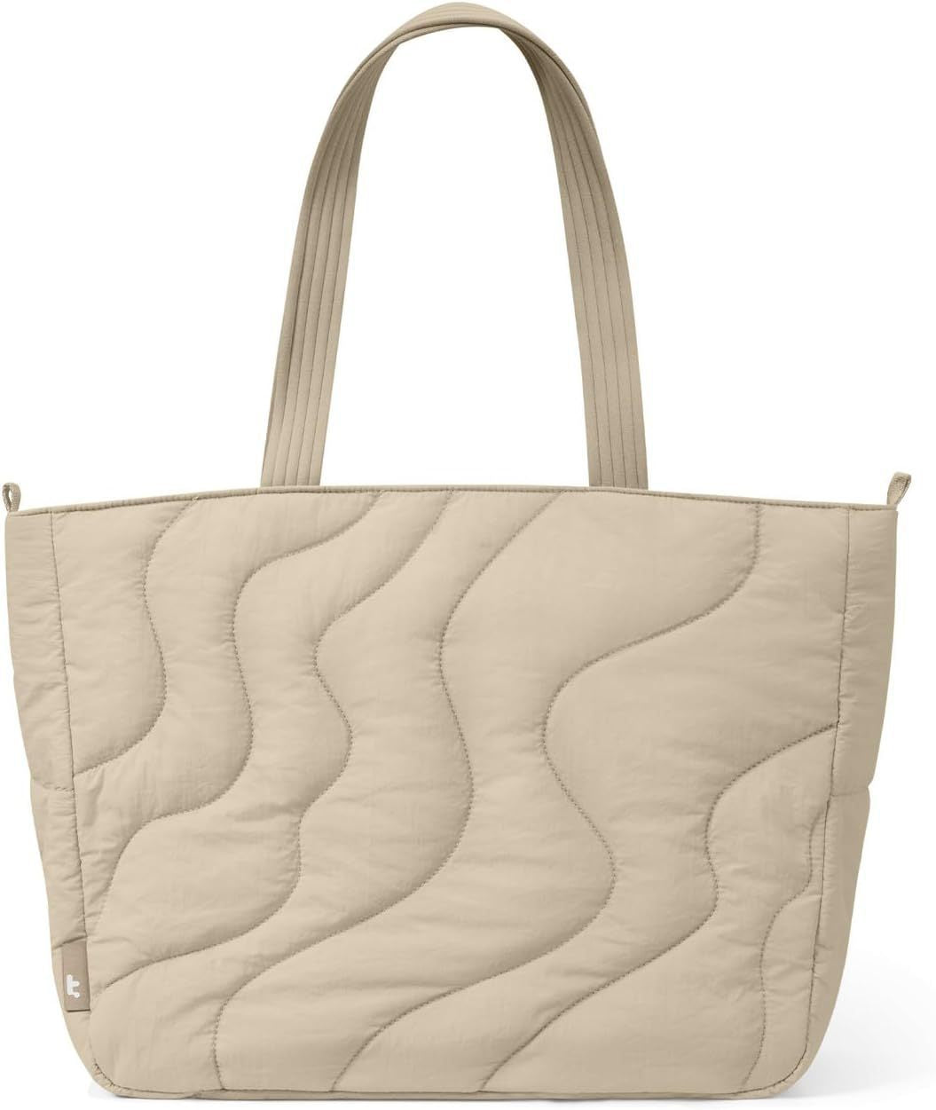 Women's Inflatable Fluffy Texture Large Capacity Lightweight Office Tote Bag