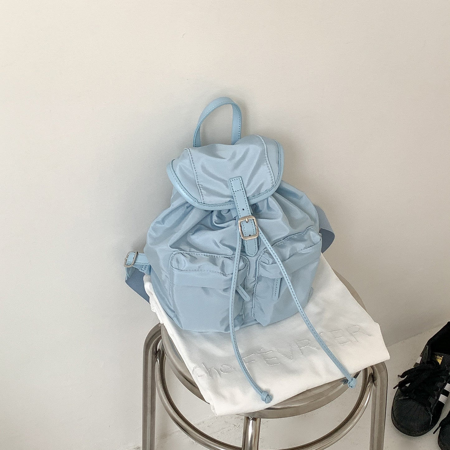 Women's Korean Style Commuter Lightweight Fashion Nylon Backpacks