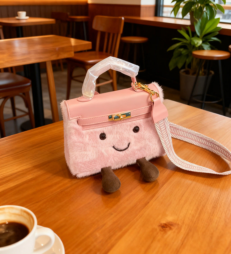 Women's Winter Second Generation Plush Kelly Elf Portable Super Bags