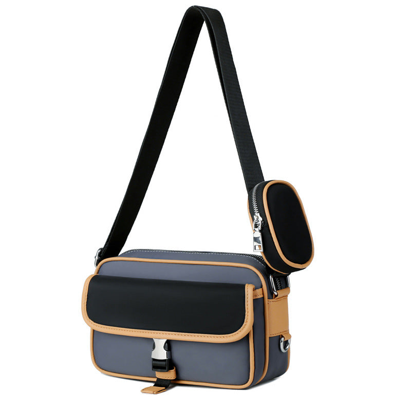 Men's Fashion Leisure Commute Large Capacity Versatile Men's Messenger Bag
