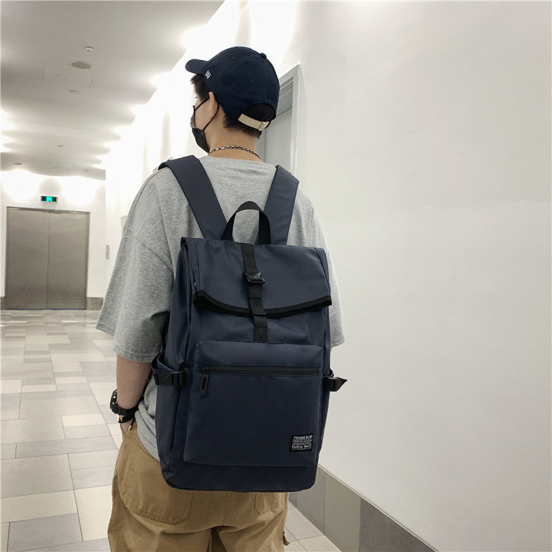 Pure Color Simple Fashion Trendy Large Capacity Lightweight Commuter Bags