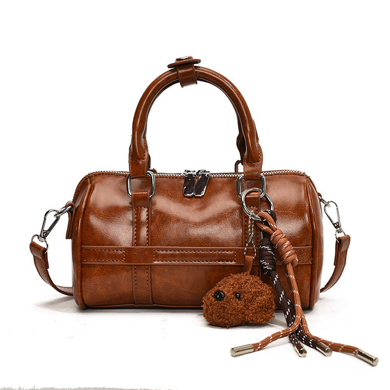 Popular Fashion Advanced Texture Portable Western Style Bucket Bag