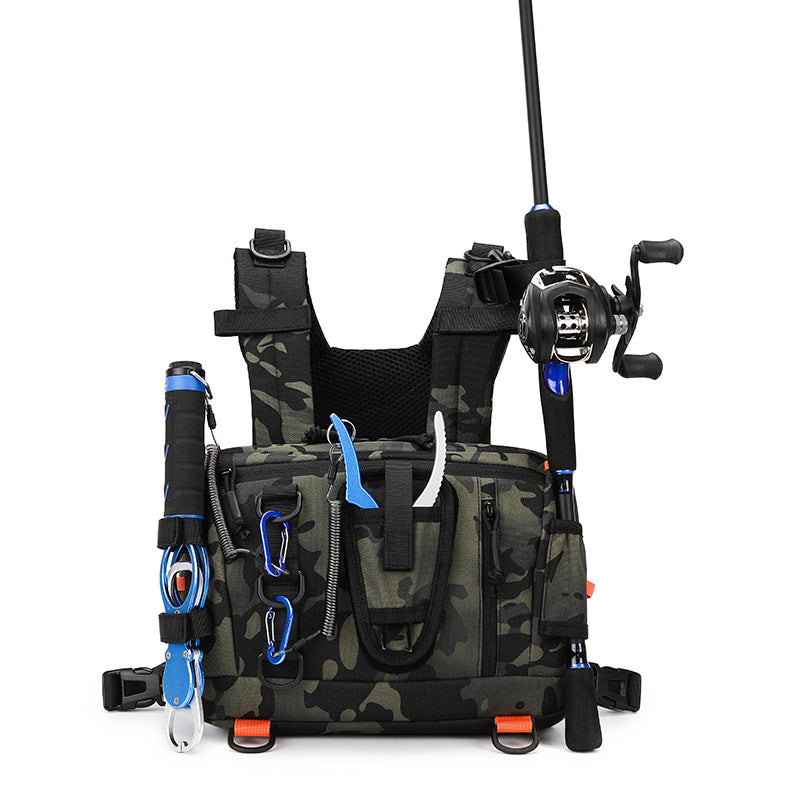 Pretty Multifunctional Detachable Fishing Waterproof Vest Sports Backpack