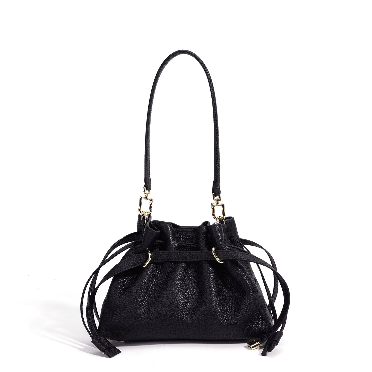 Women's Korean Style Design Exquisite High-grade Lucky Drawstring Classic Shoulder Bags