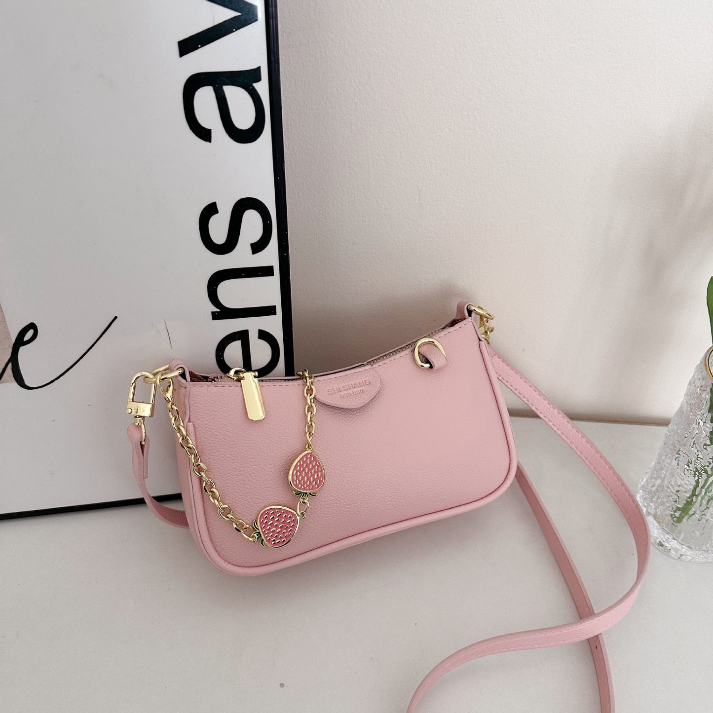 Design Chain Korean Style Fashion Simple Underarm Temperament Women's Shoulder Bag