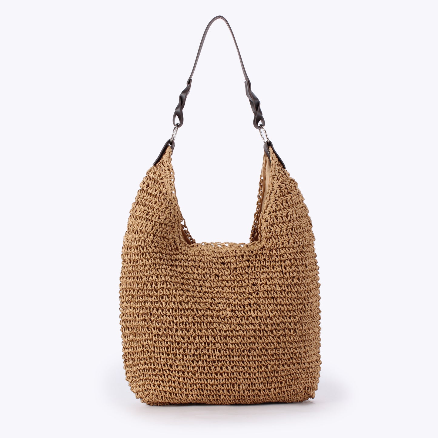 Women's Straw Large Capacity Everyday Joker Commuter Niche Personality Women's Shoulder Bag