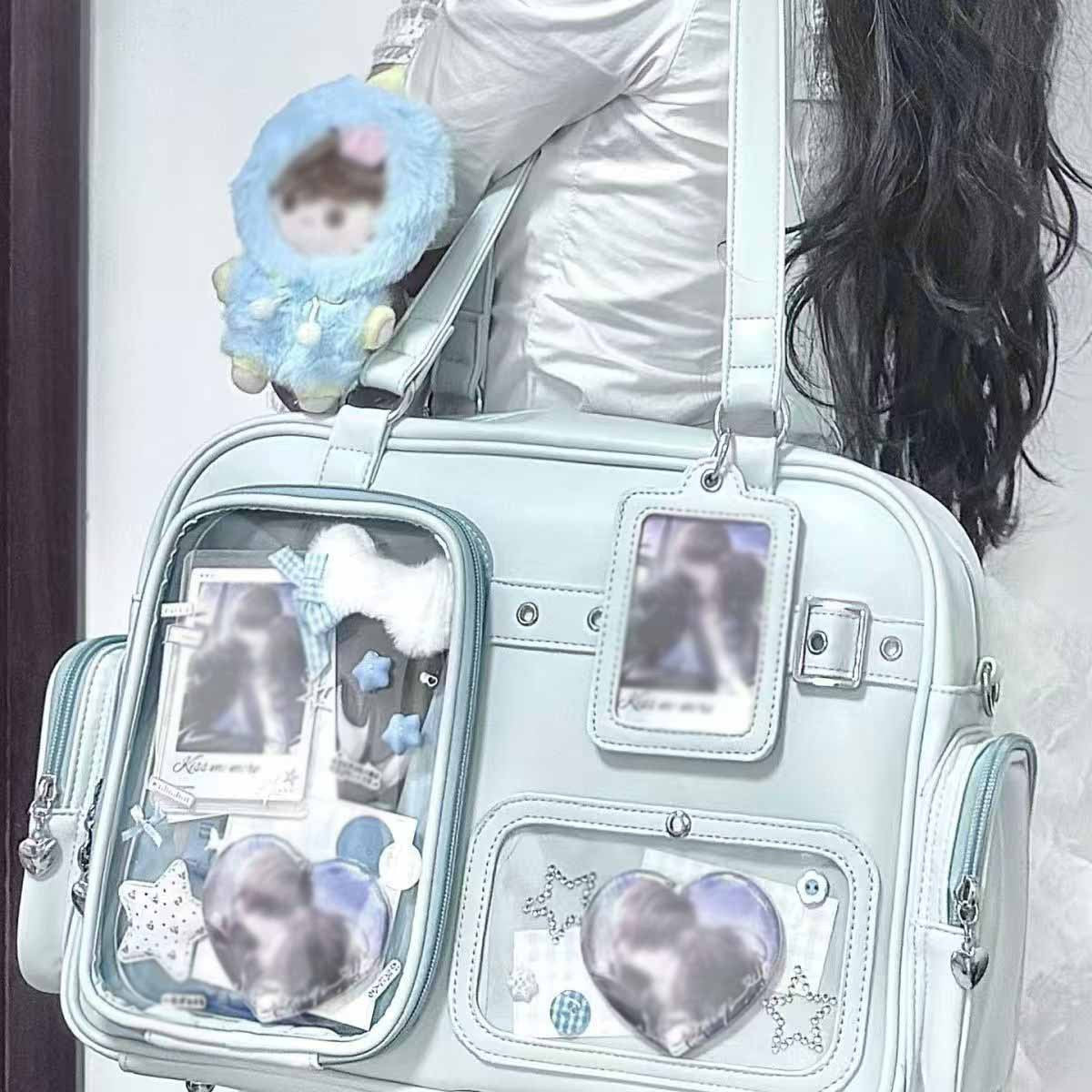 Capacity Star Chasing Doll Two Shoulders Backpacks