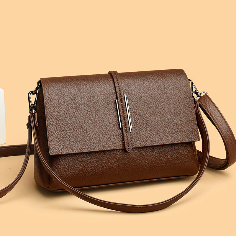Soft Leather Pillow Simple Fashion Large Women's Shoulder Bag