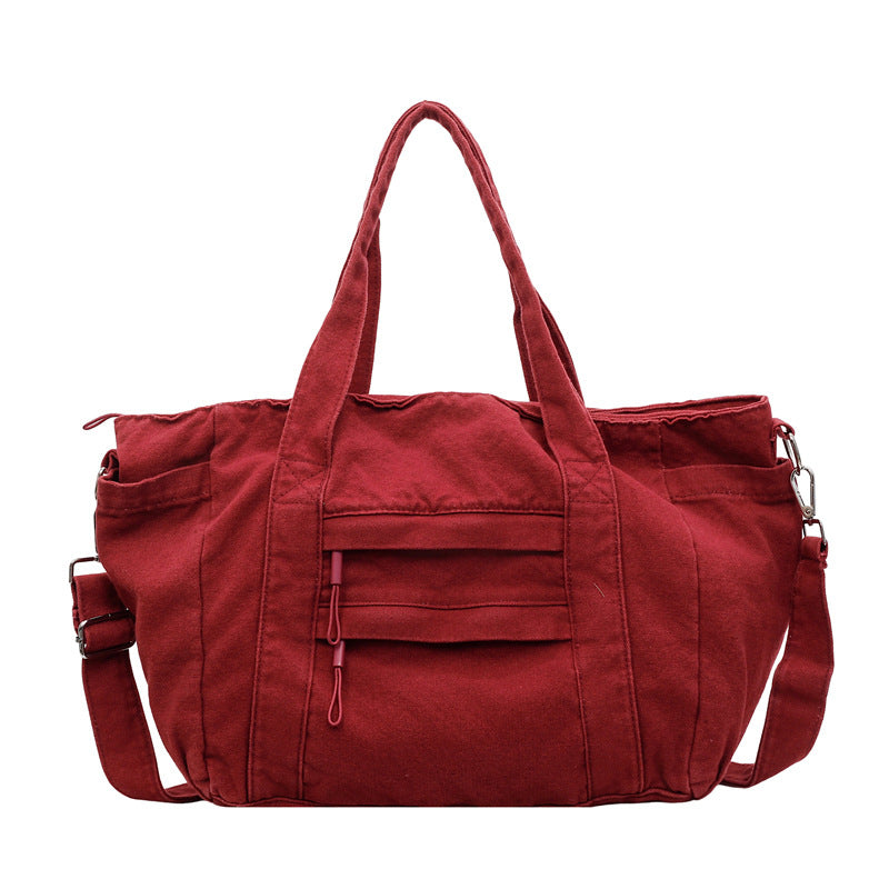 Women's Large Capacity Totes Canvas Commute Leisure Versatile Simple Tote Bag