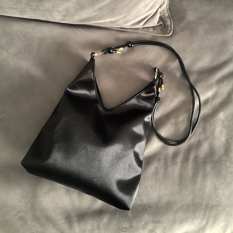 Women's Thickened Satin Clutch National Style Literary Blank Women's Messenger Bag