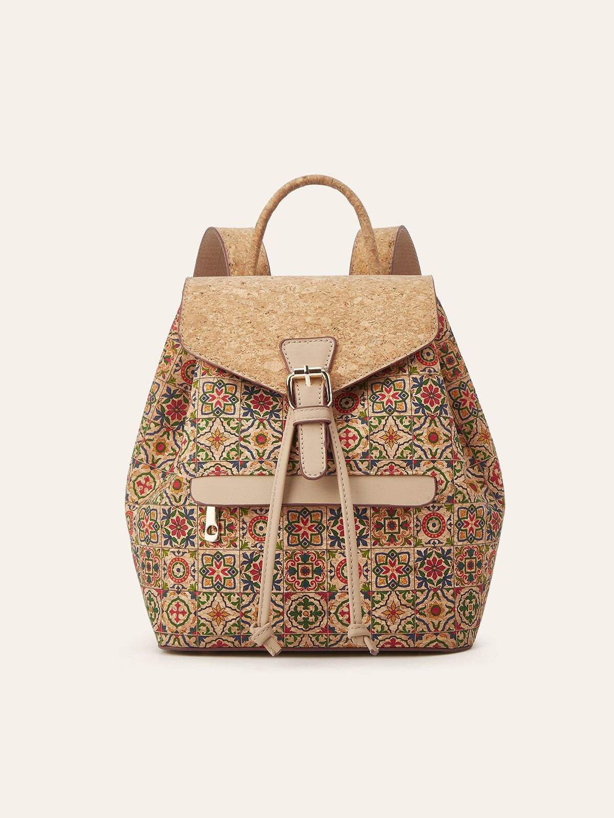 Women's Bark Leopard Print Large Capacity Retro Ethnic Style Women's Backpack