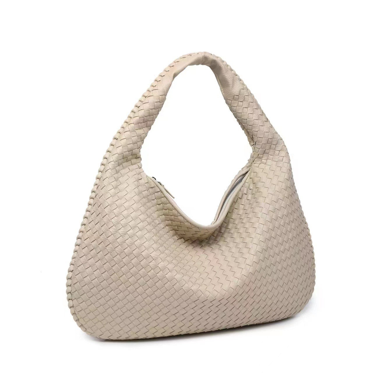 Women's Crescent Woven Large Capacity Simple Bags