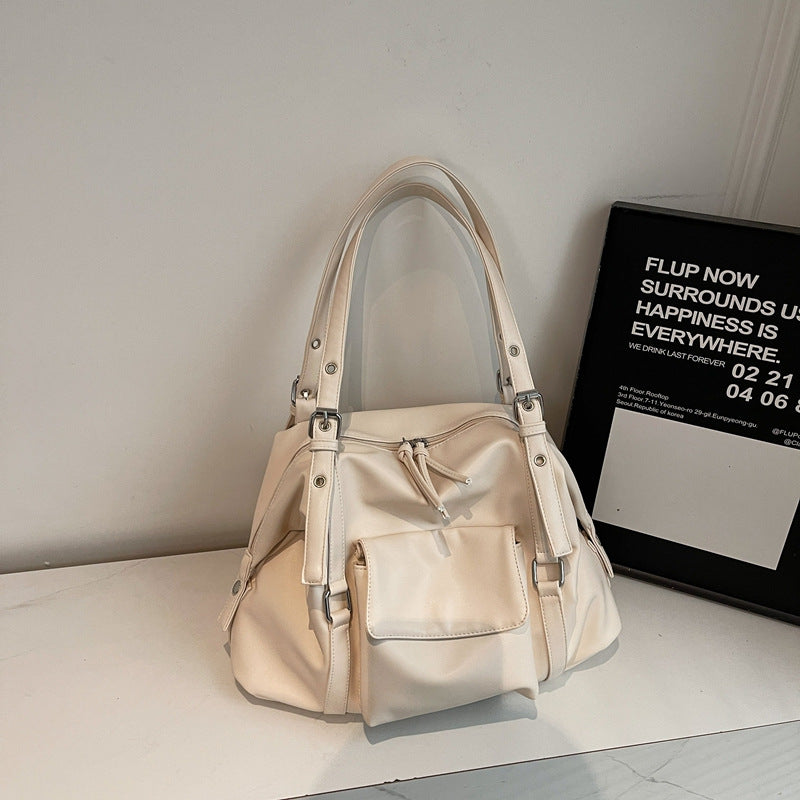Capacity Soft Leather Underarm Street Fashion Hot Shoulder Bags