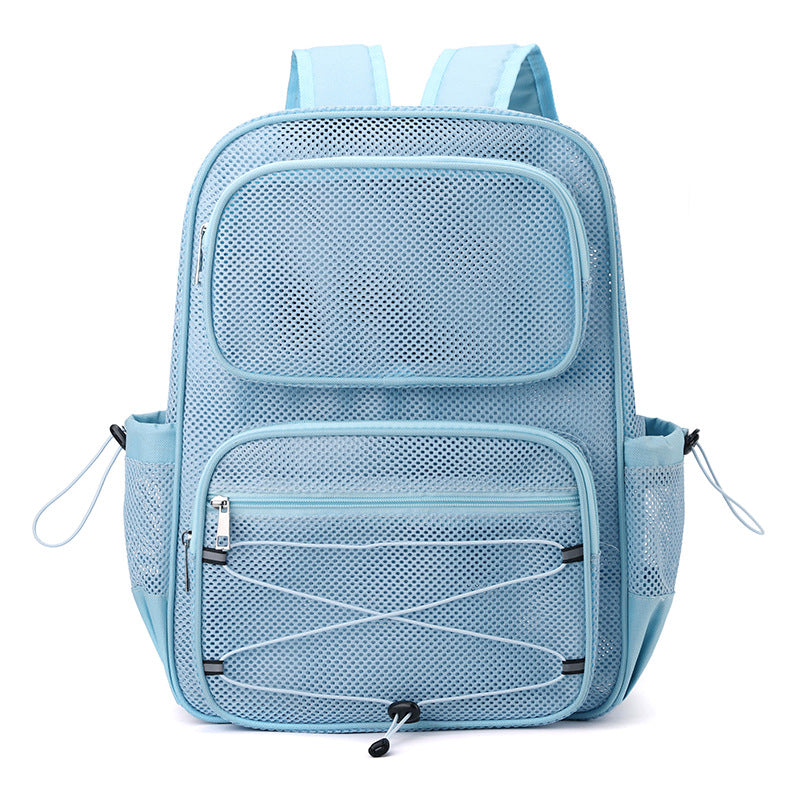Comfortable Creative Mesh Hollow Beach Vacation Leisure Backpack