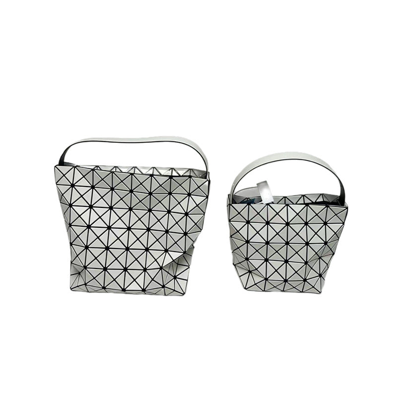 Women's Geometric Life Rhombus Moon Fashion Baguette Underarm Bag