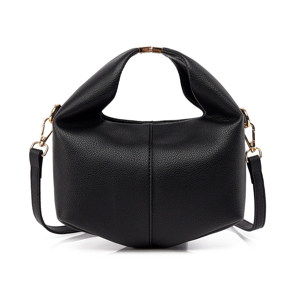 Lunch French Hand High-grade Soft Leather Dumpling Bags