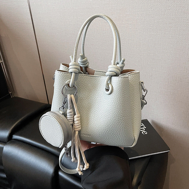 Versatile Spring Leisure Korean Style Fashionable High-grade Bucket Bag