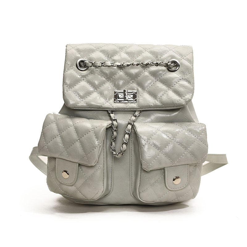 Women's Chic Rhombus Chain Temperament Wild High-grade Women's Shoulder Bag