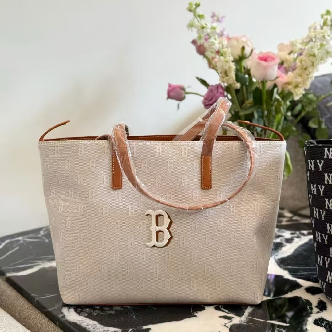 Large Capacity Fashion Jacquard Presbyopic Embroidery Tote Bag