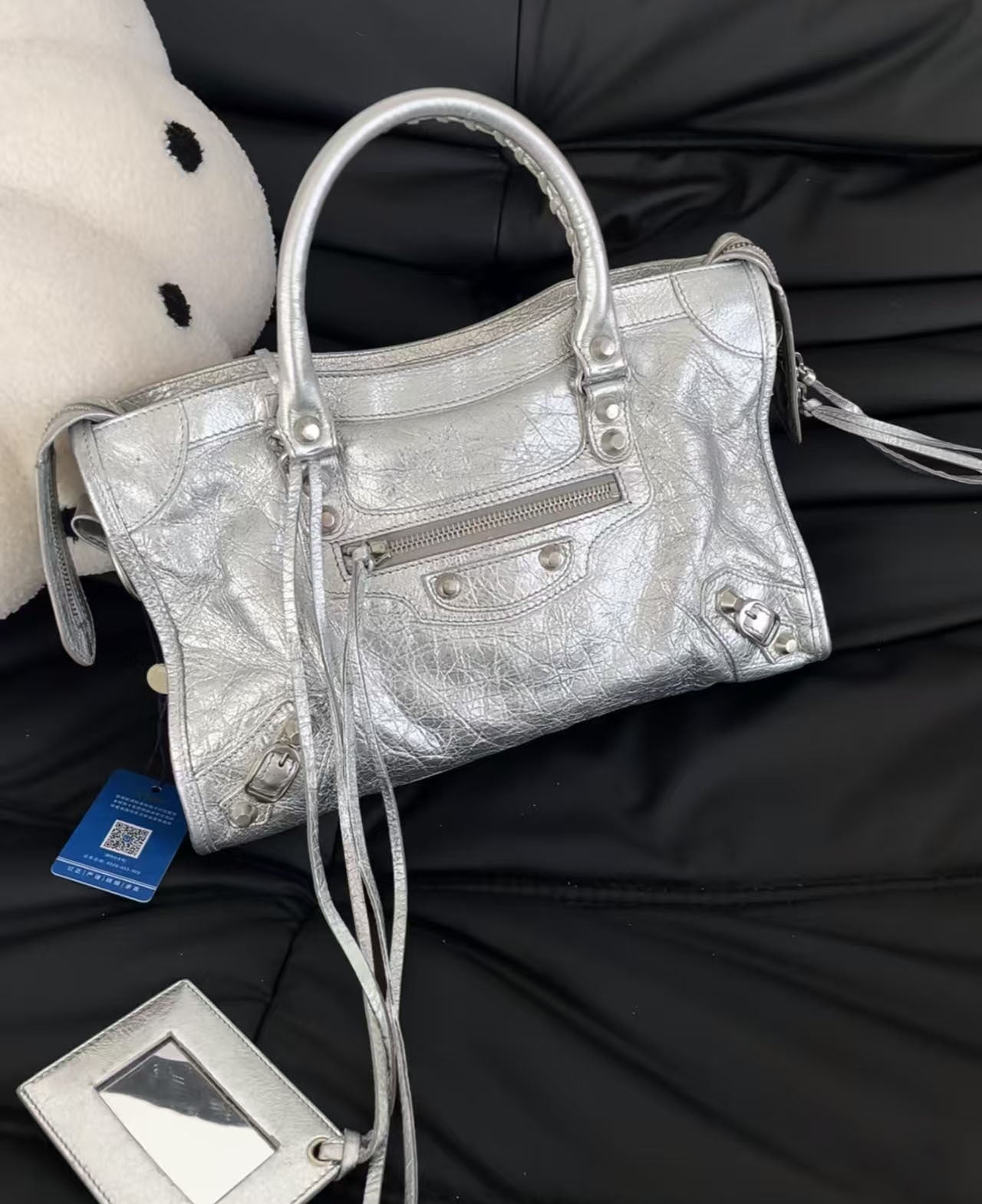 Women's Motorcycle Cool Hot Retro Rivet Oil Women's Handbag