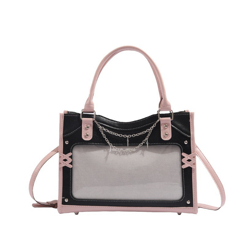 Style Two-dimensional Snacks Cartoon Niche High-grade Sweet Handbags