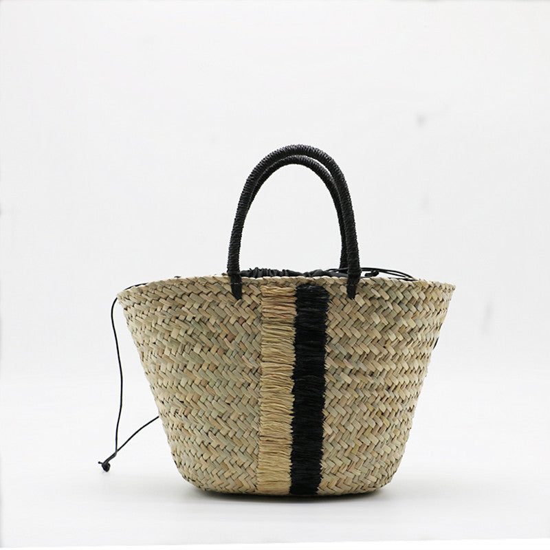 Women's Craft Aquatic Plants Portable Blue Black Women's Handbag