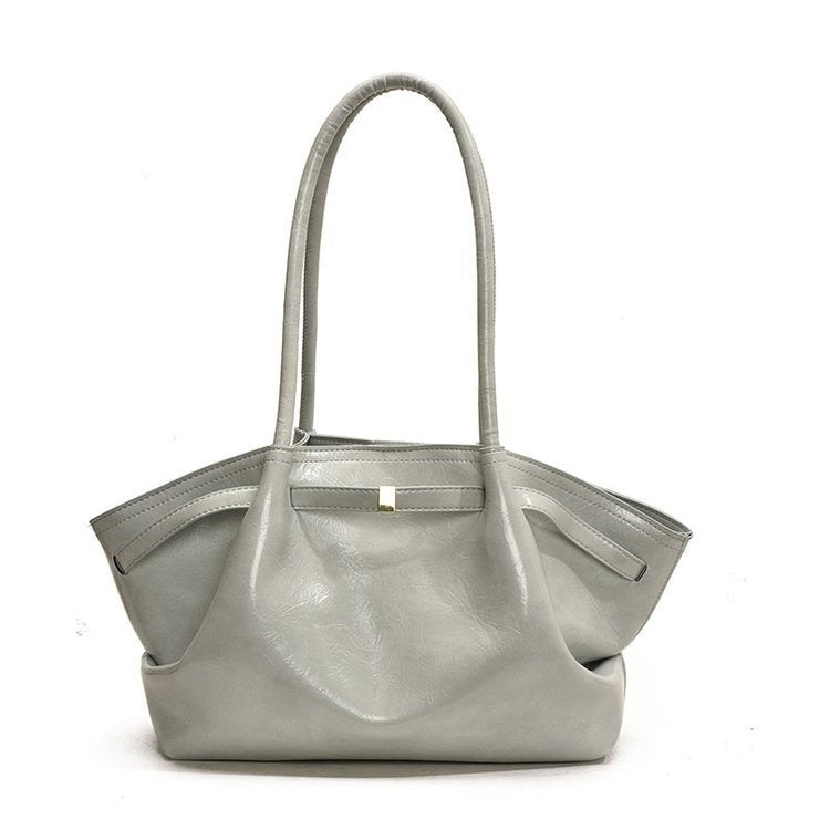 Women's Large Capacity Fashion Niche Underarm Pleated Women's Shoulder Bag