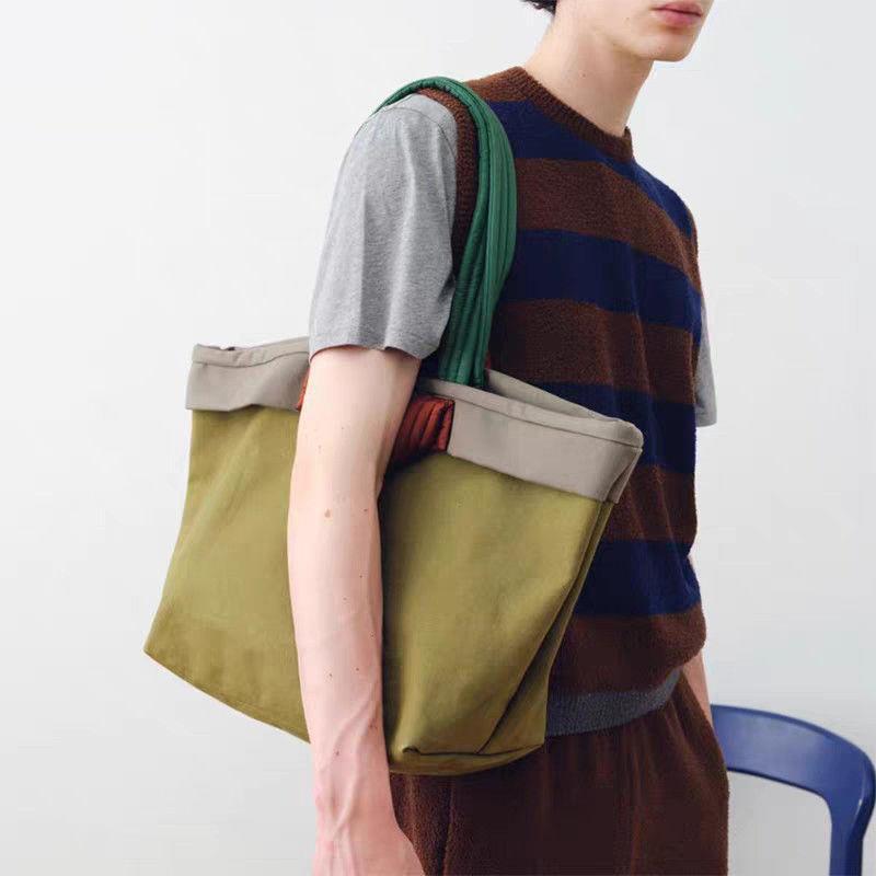 Women's & Men's Large Capacity Totes Canvas Commuter High-grade Handbags