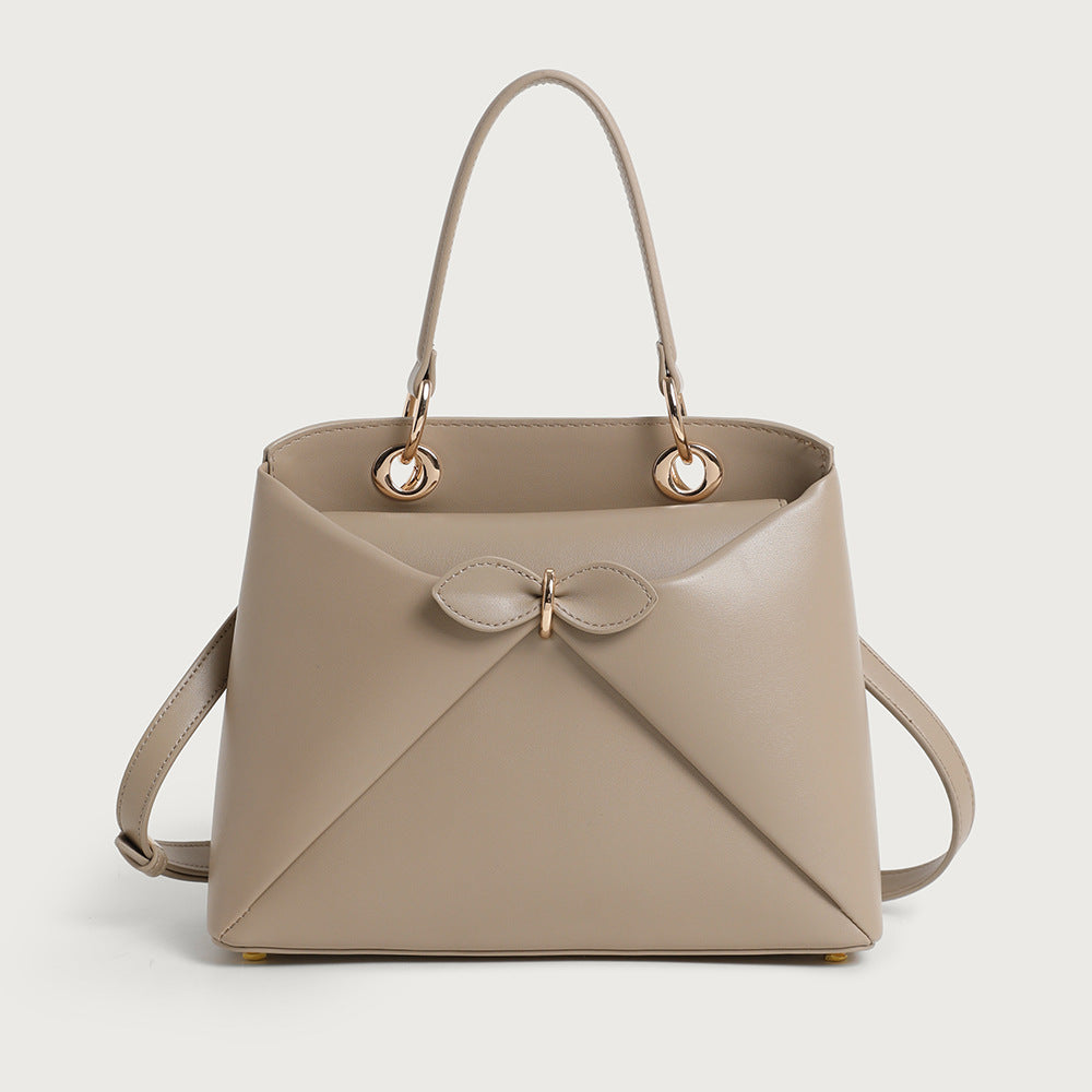 Capacity Bow Design High Sense One Handbags