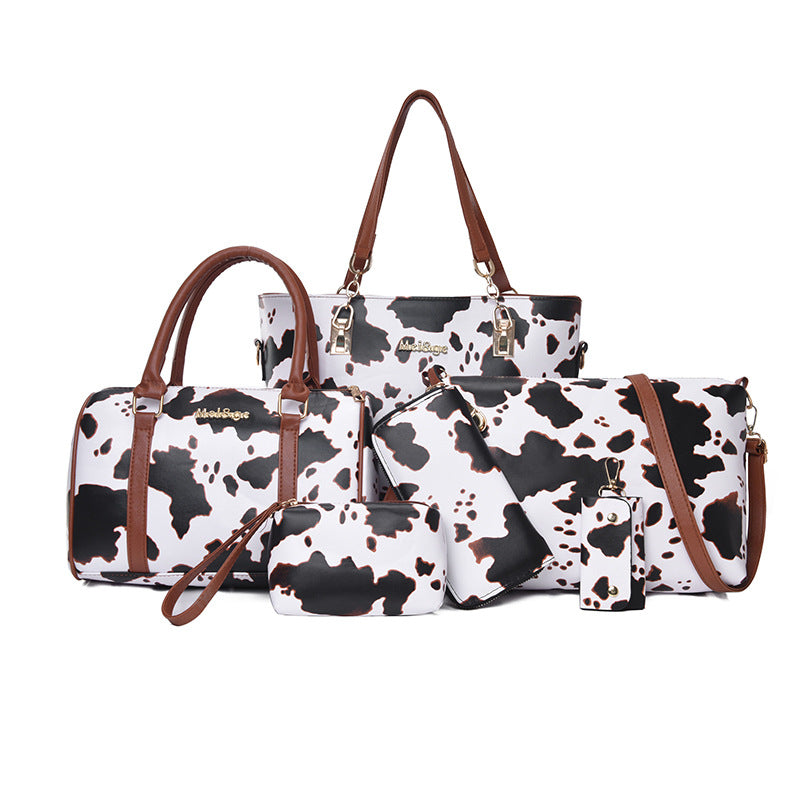 Women's Fashion Large Capacity Portable Printing Mother Women's Handbag