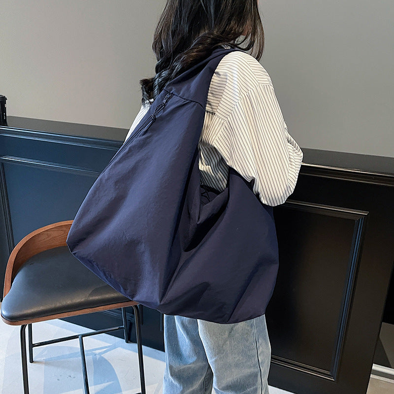 Women's Canvas For Trendy Versatile Large Capacity Underarm Women's Shoulder Bag