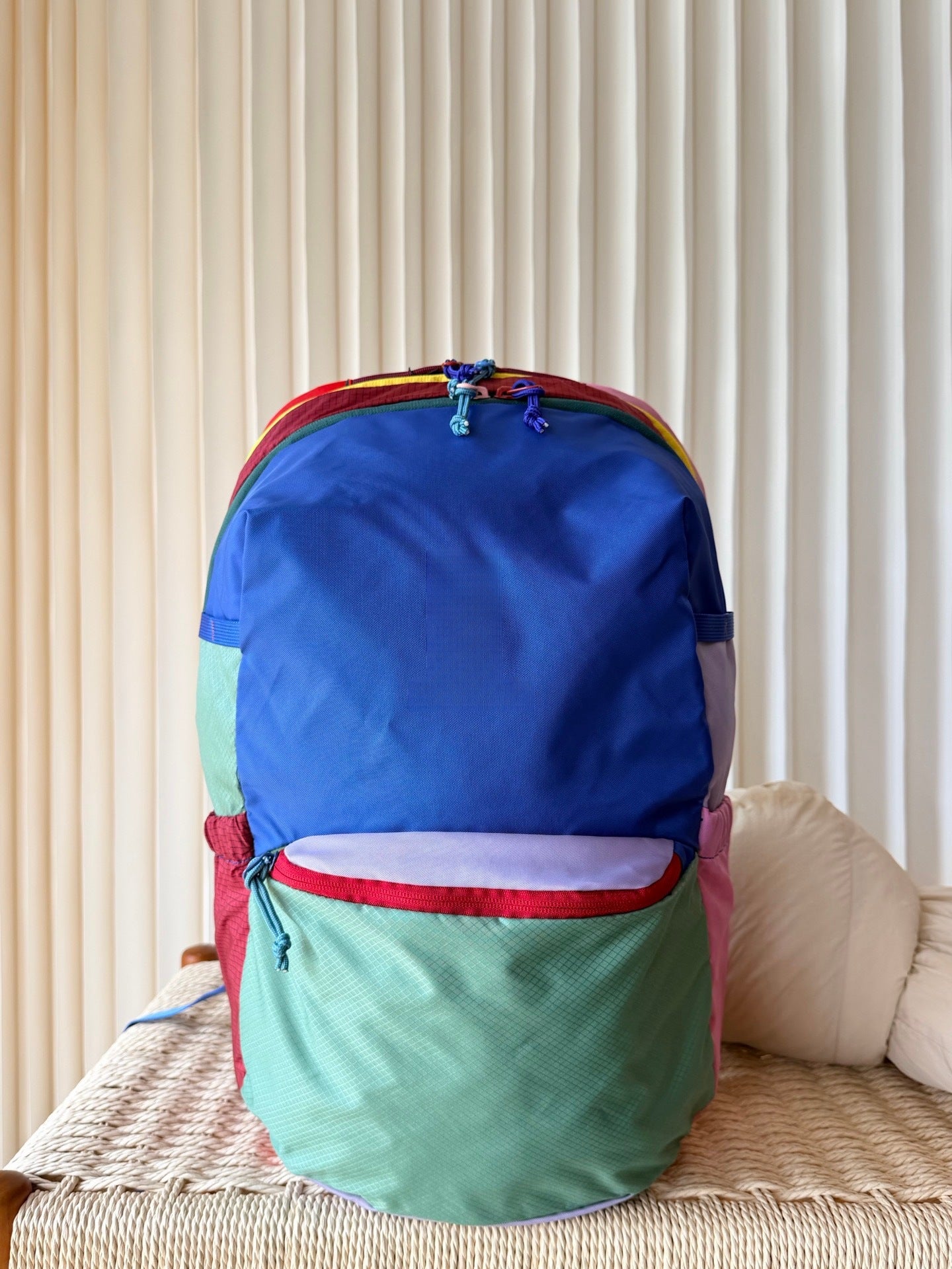 Leisure Versatile Contrast Color Simple Storage Women's Backpack