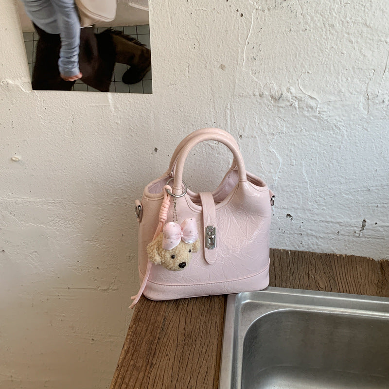 Women's Summer Popular Portable Fashion High Sense Bucket Bag