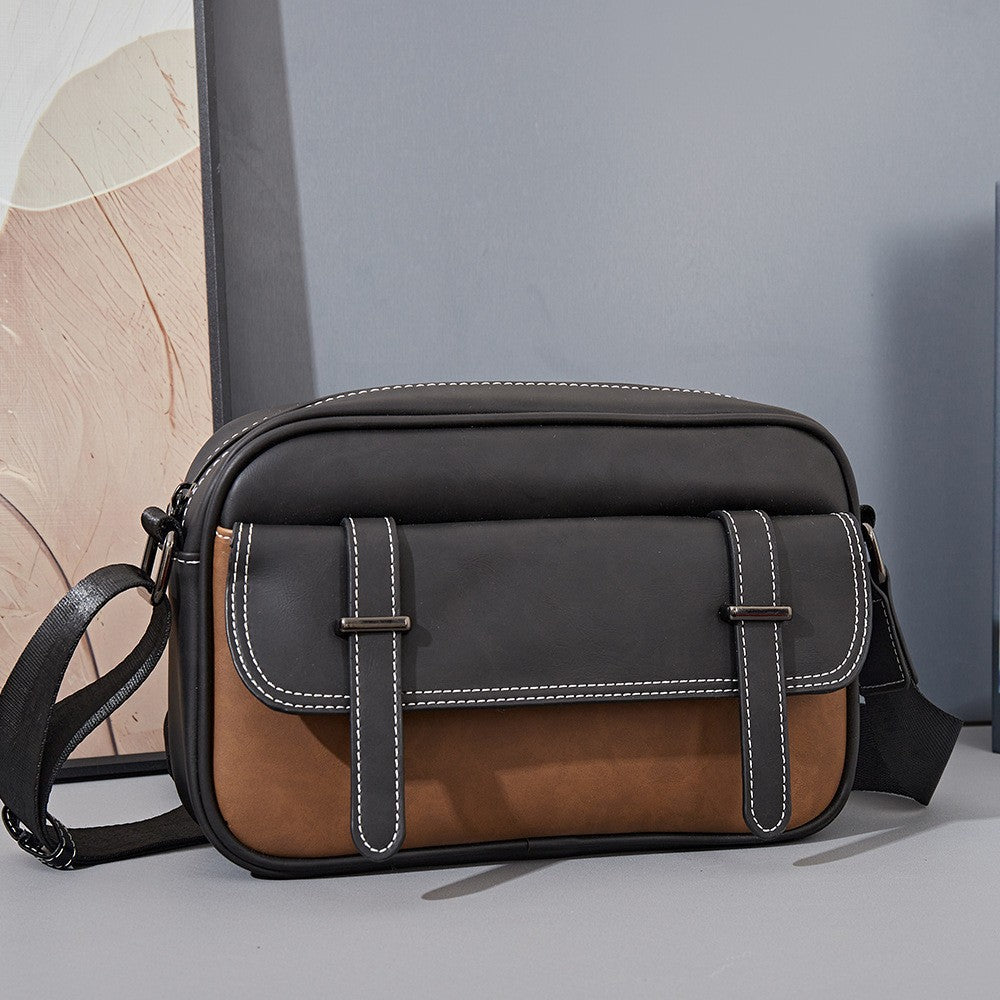 Slouchy Men's Pouch Fashion Retro Poor Men's Messenger Bag