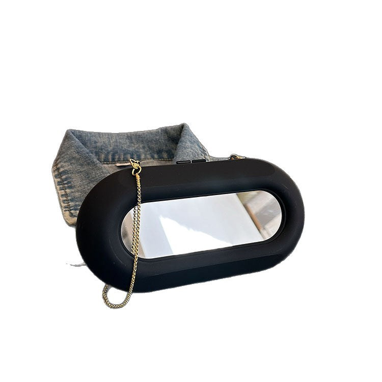 Design Acrylic Box Female Personality Chain Fashion Shiny Surface Bags
