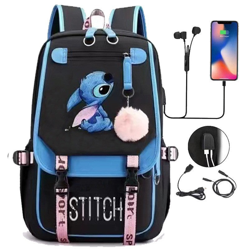 Charming Classic For Charging Large Capacity Leisure Backpack