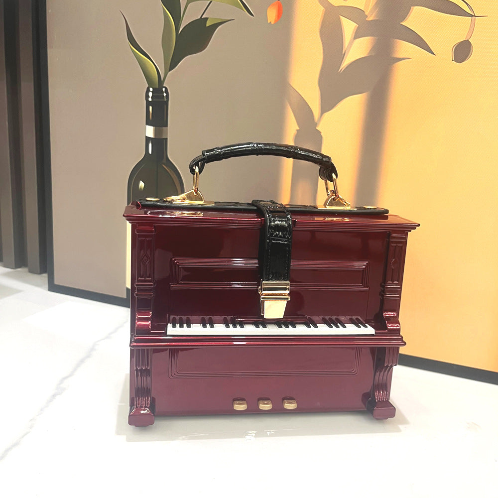 Attractive Unique Women's Piano Acrylic Box Women's Handbag