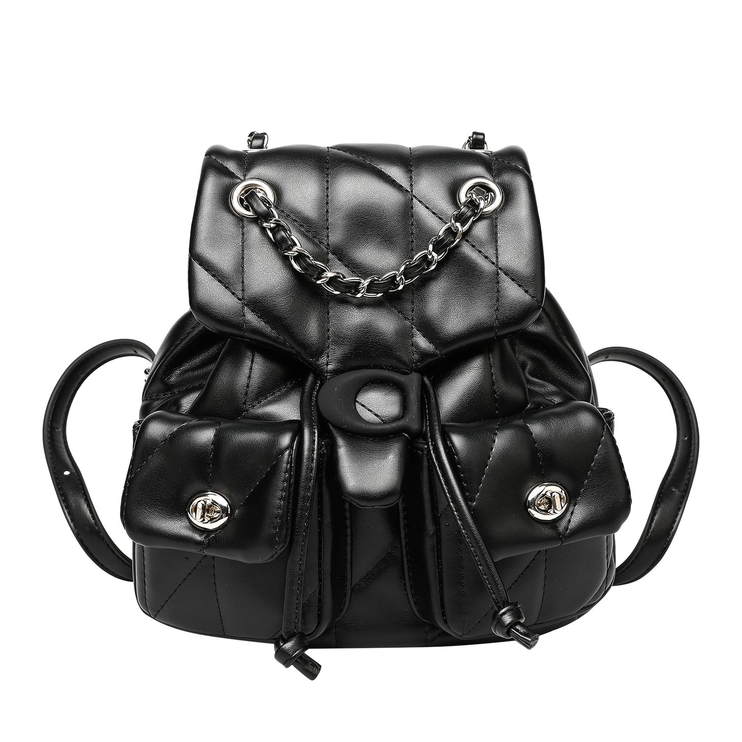 Slouchy Classic Style Rhombus Drawstring Chain Bags