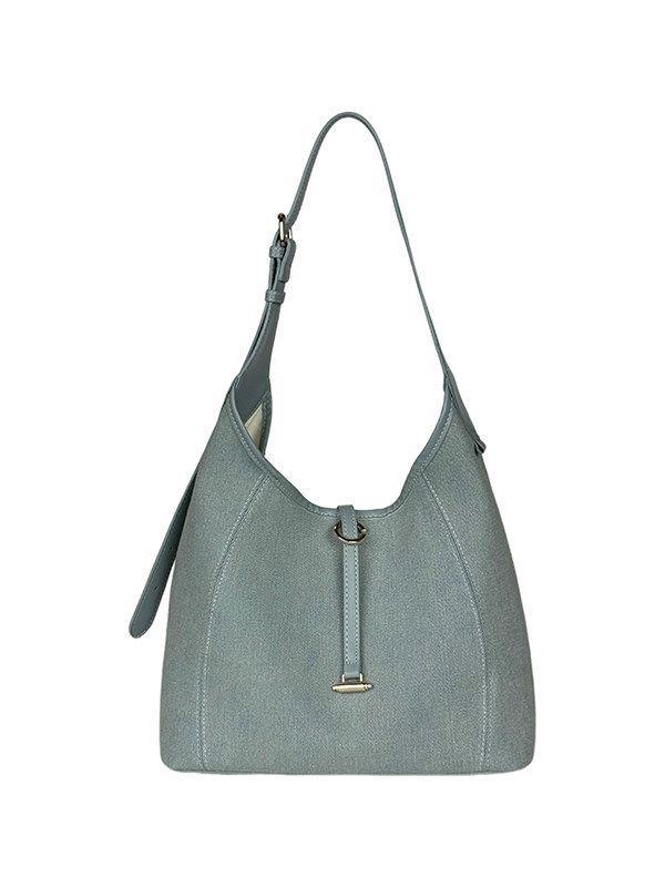 Women's Lazy Feeling Denim Canvas Large Capacity Commuter Tote Bag