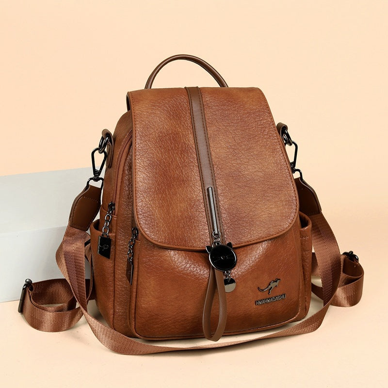 Beautiful Innovative Women's Soft Leather Lightweight Backpacks