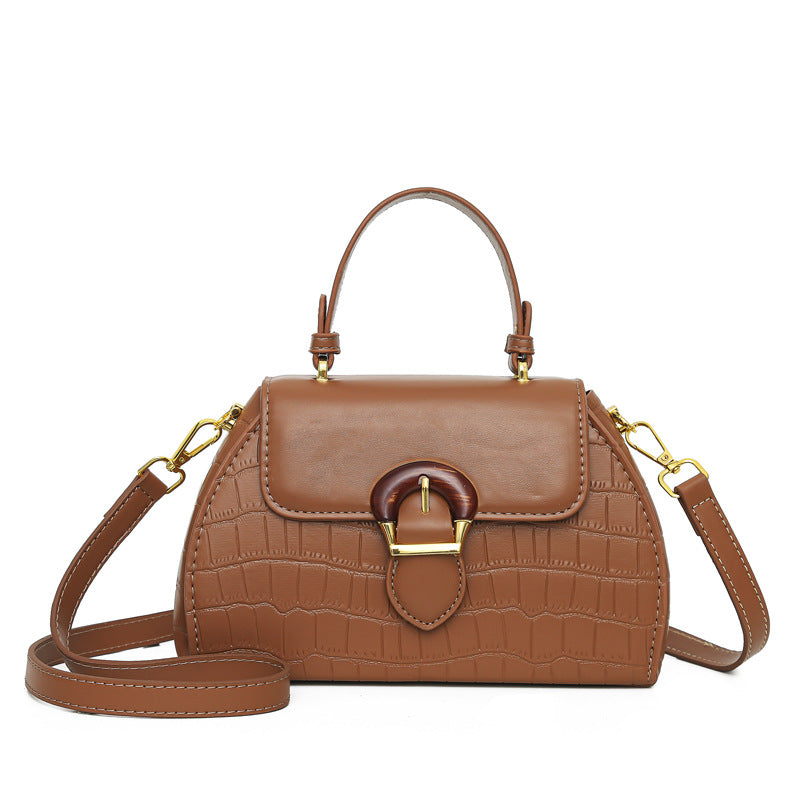 Women's Stylish Textured Simple Popular Trend Alligator Bags