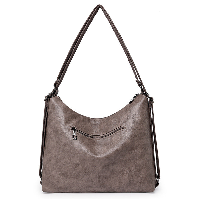 Women's Large Capacity Retro Soft Leather Fashion Shoulder Bags
