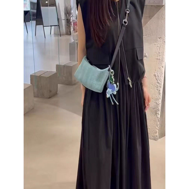 Summer High-grade Simple Fashion Patchwork Commuter Women's Shoulder Bag