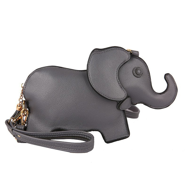Funny Elephant Cartoon Young Shaped Mobile Women's Messenger Bag