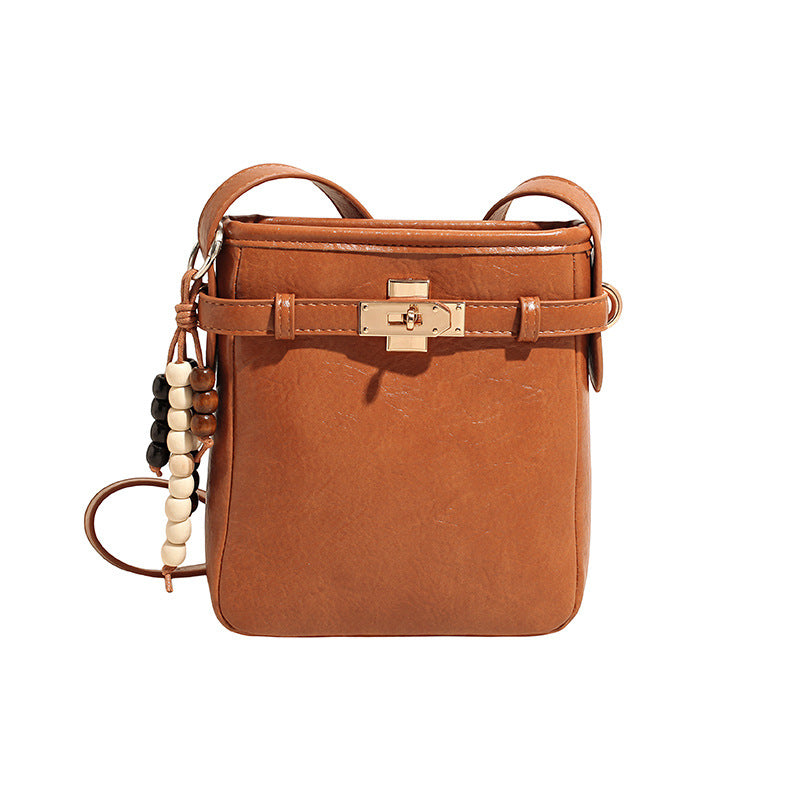 Women's Trendy Wild Retro High-grade Design Western Style Bucket Bag