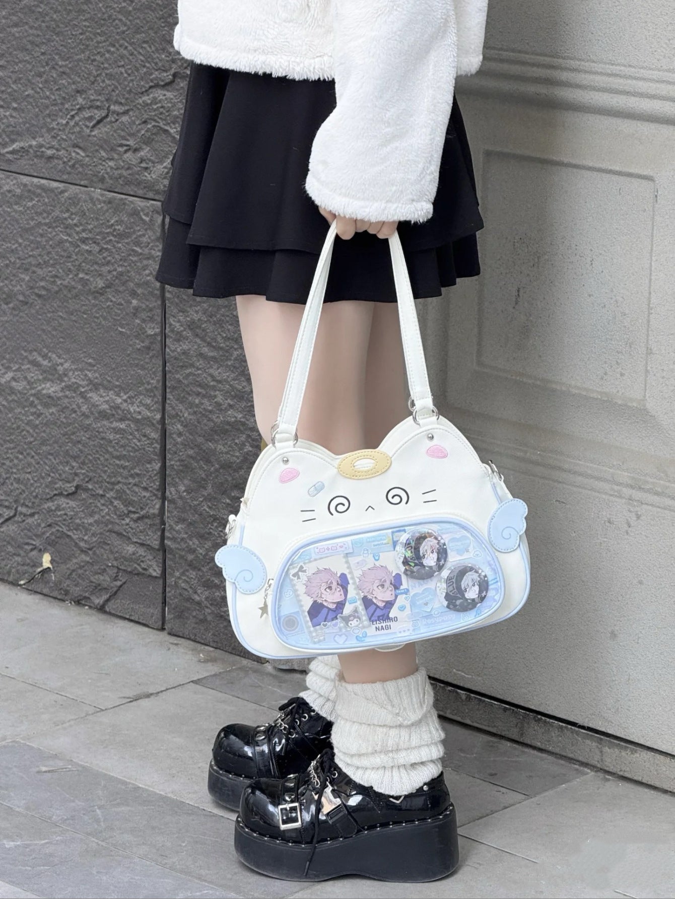 Two-dimensional Snack Volume Millet Bar Cartoon Backpacks
