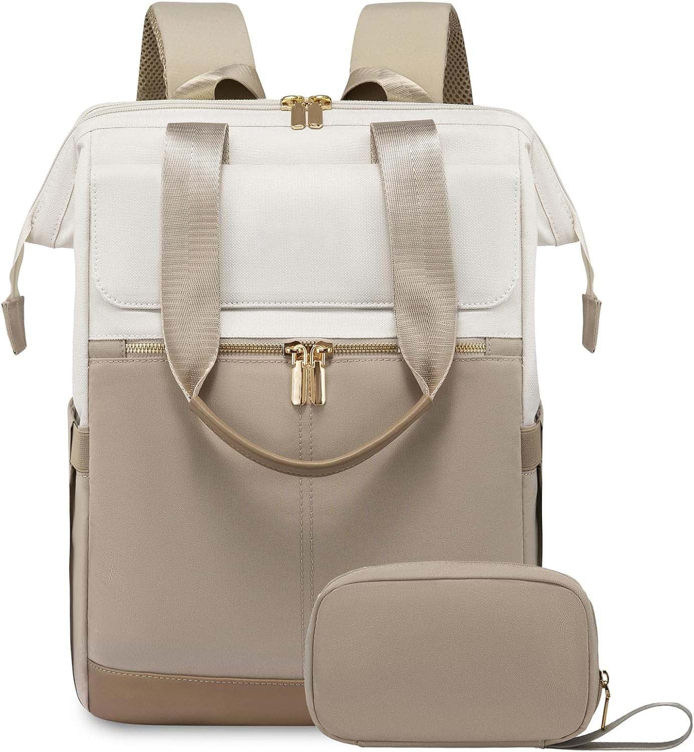 Simple Large Capacity Contrast Color Commuter Leisure Backpack