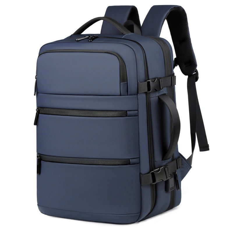 Men's Business Large Capacity Scalable Waterproof Trip Leisure Backpack